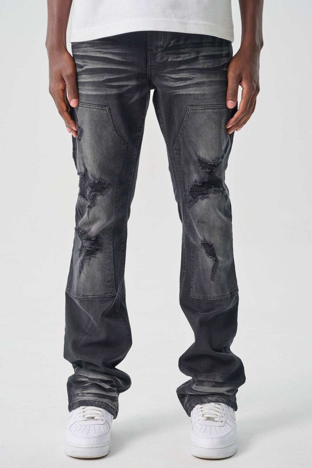 Carpenter Stacked Denim (Black Ash) (S4434)