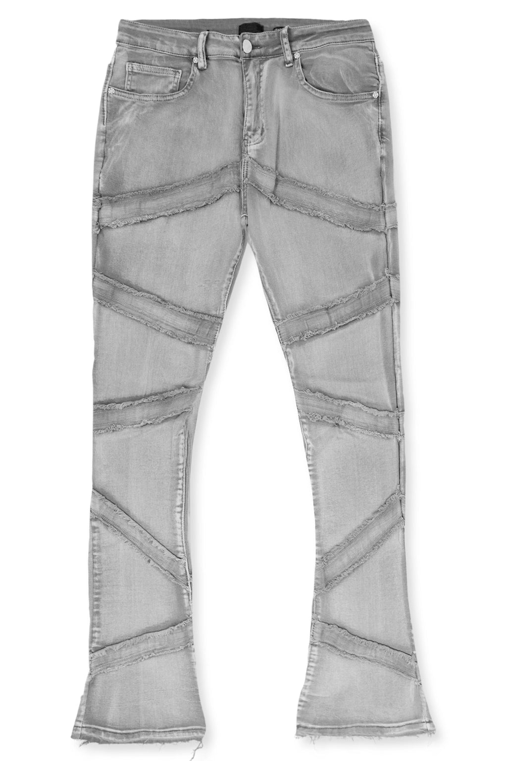 Loading Up Stacked Denim (Grey Wash)