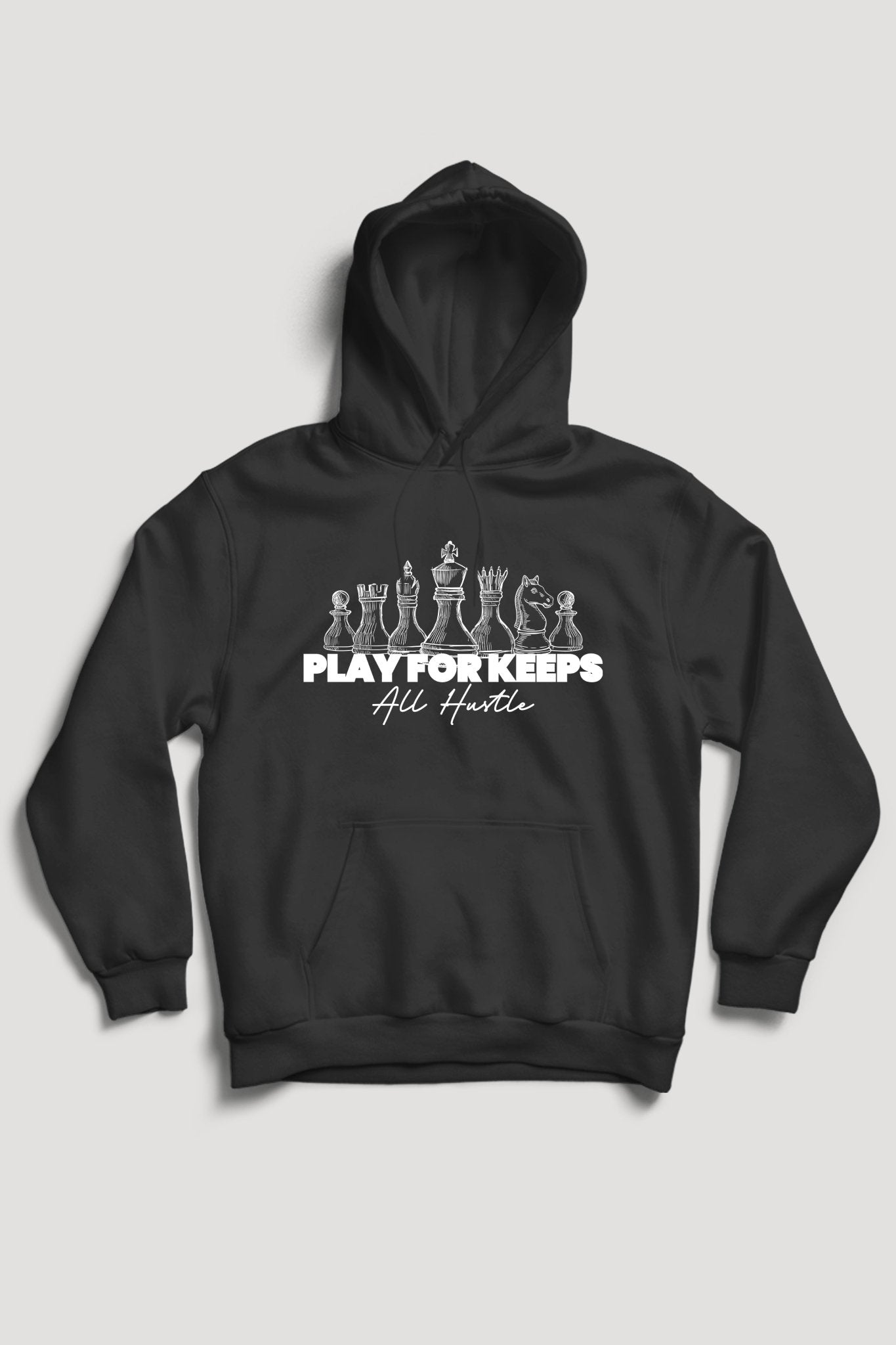 Play For Keeps Hoodie (White Logo)