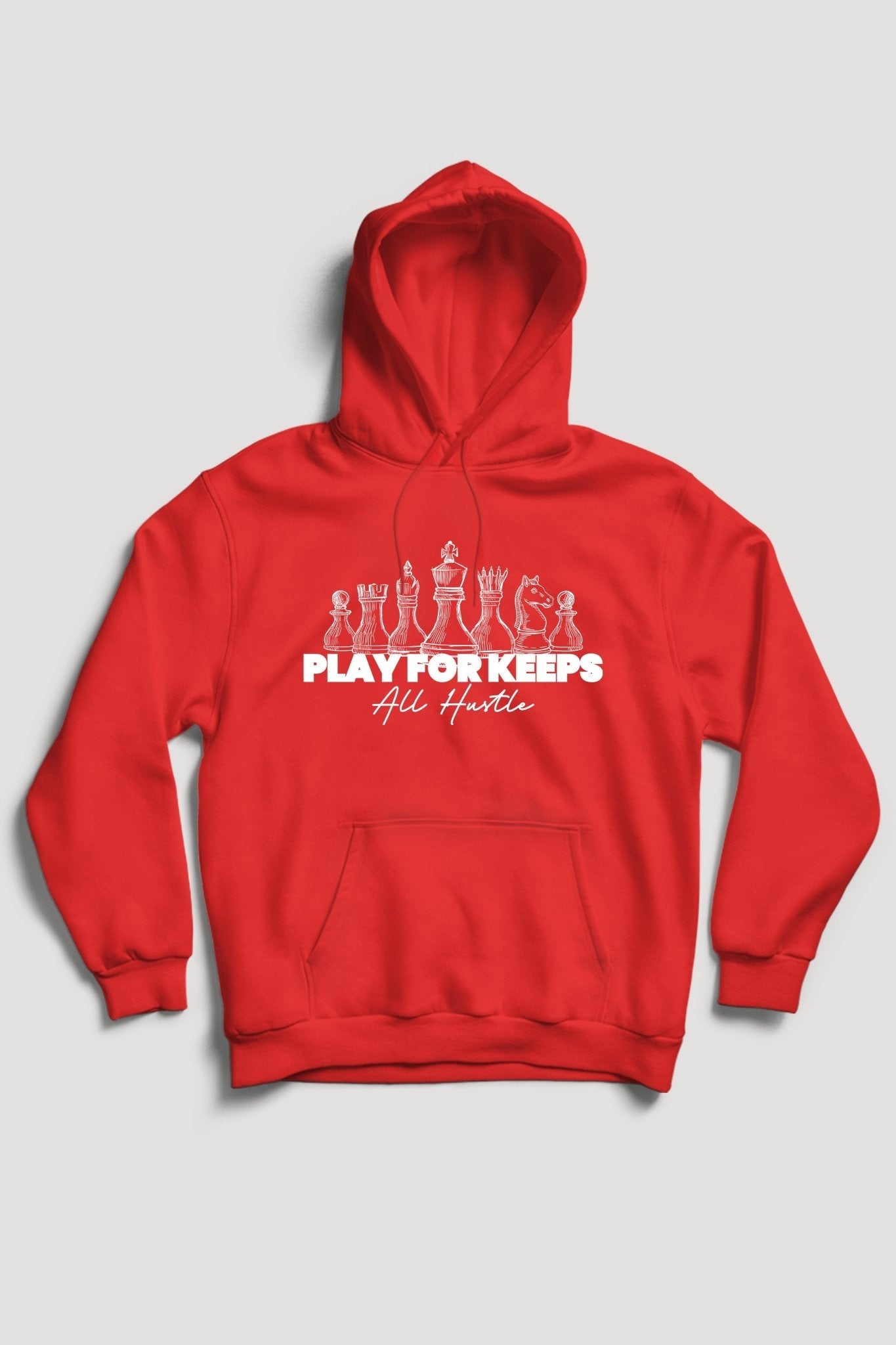 Play For Keeps Hoodie (White Logo)
